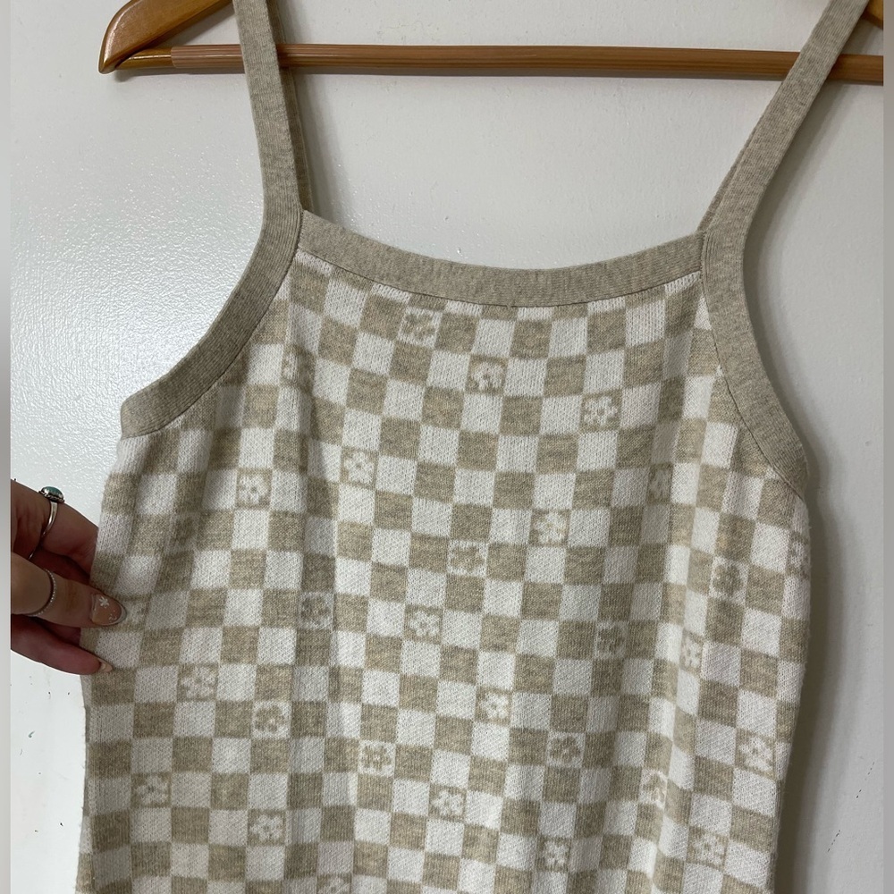 Abercrombie Kids Checkered Floral Dress - Picture 3 of 6